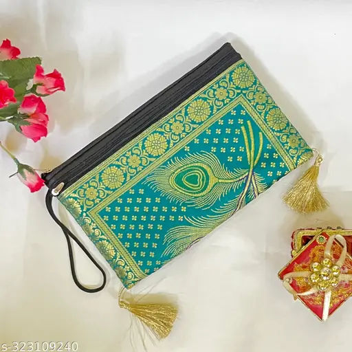 Fabric Handmade Wallets Combo Pack of 2